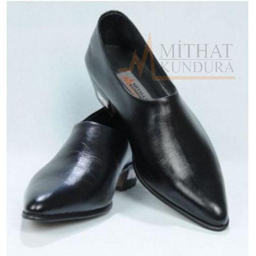 Tam Sivri Burun Yumurta Topuk Çarşamba Ayakkabısı (107)